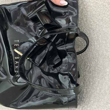 Borsa in vernice nera Ted Baker