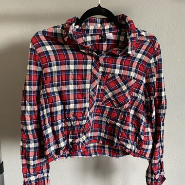 Crop-Top Bluse, Gr. 42