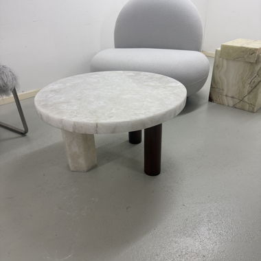 Round Quartz Coffee Table