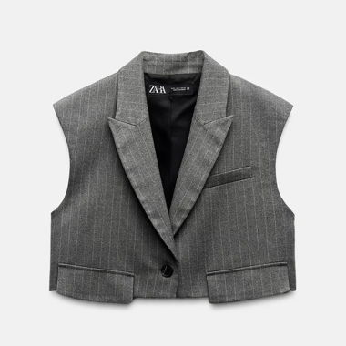 Gilet smanicato corto Zara