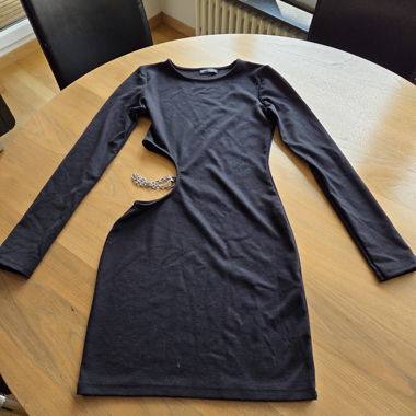 mini dress with chain details