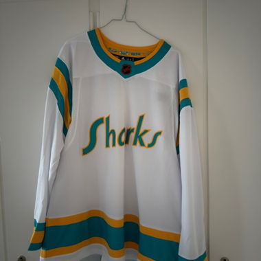 SAN JOSE SHARKS AUTHENTIC REVERSE RETRO 2.0 