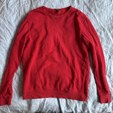 Roter Pullover