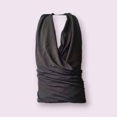 Anne Fontaine Paris - Top noir dos nu - Taille 4