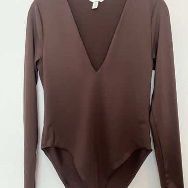 H&M brown bodysuit size M