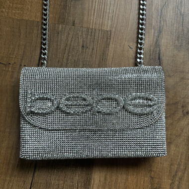 Mini borsa a tracolla Bebe con strass