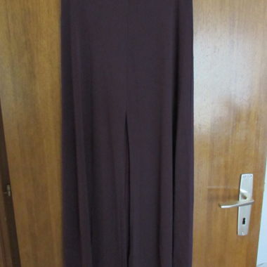 Jupe longue couleur prune