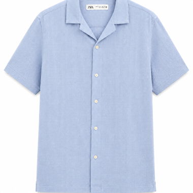 Camicia Zara azzurro cielo