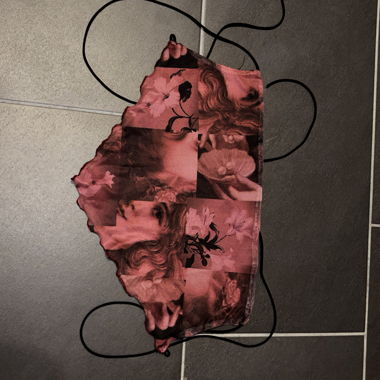 Pinkes Mesh-Top