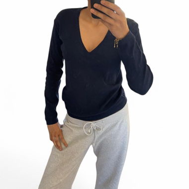 Navy Blauer Pullover