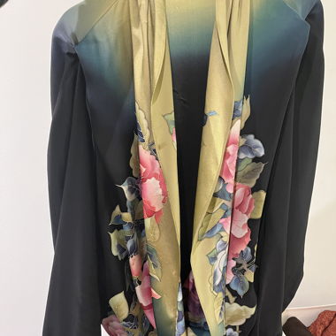Stunning & elegant silk blouse Luisa Spagnolo