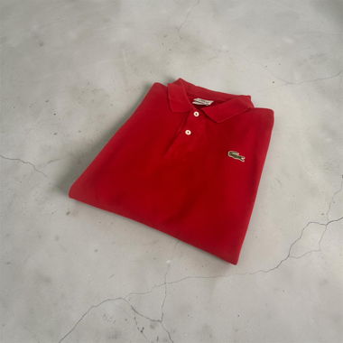 Polo rosso Lacoste