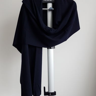 Kashmir/Seide Pashmina 45 x 180 Navy Blue