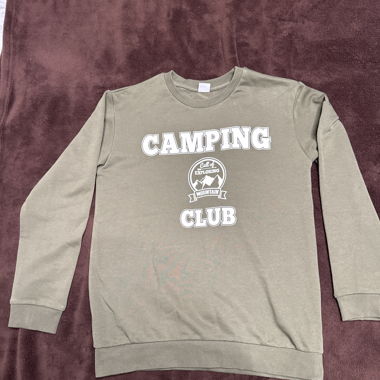 Khaki Sweatshirt «Camping Club»