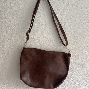 Sac porté épaule marron