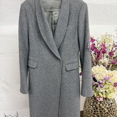 Cappotto di lana grigio