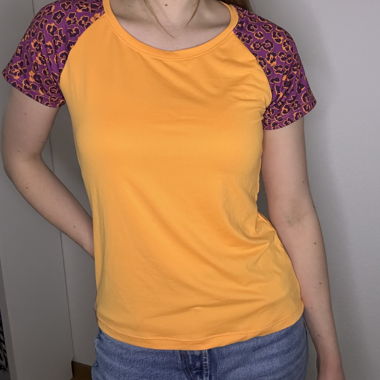 Crivit Sportshirt orange/lila