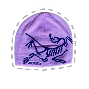 Arc'teryx-Mütze violett