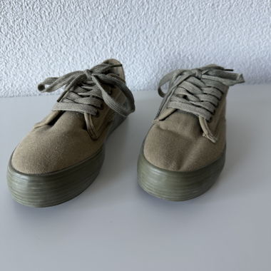 Scarpe in tessuto kaki