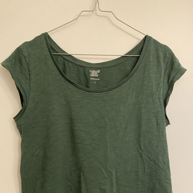 Green shirt