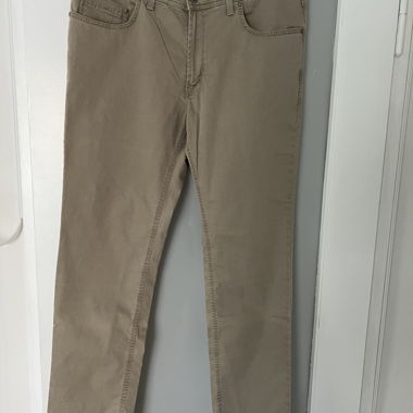 Pioneer pantalone da uomo in tessuto beige (taglia 40/34) - Nuovo