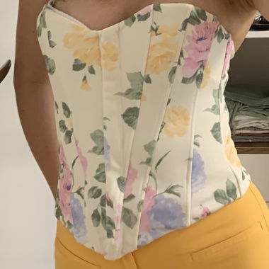 Top corsetto