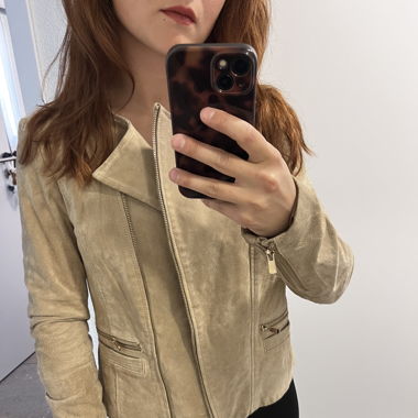 Veste mango en daim 