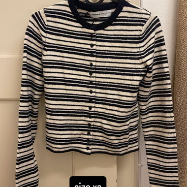 Striped Cardigan XS
