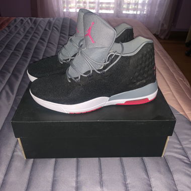 Nike Air Jordan sneakers black and grey