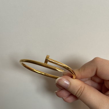 Bangle stainless steel gold