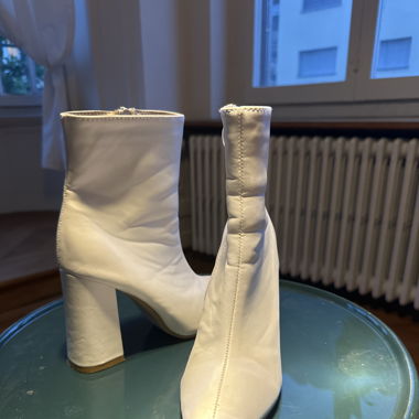 White Ankle Boot