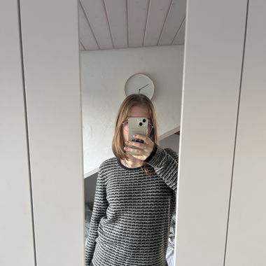 stripped knit sweater