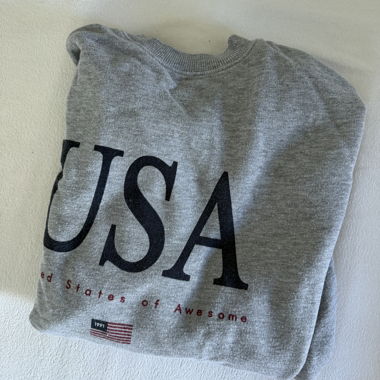Grey USA Sweatshirt
