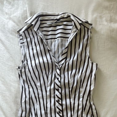 Gestreifte vintage Blouse