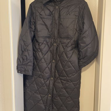Black down coat