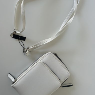 Niedliche weisse (Crossbody-)Tasche