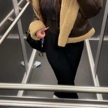 Giacca in pelle Zara
