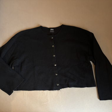 Cardigan nero, ZARA, tg. M