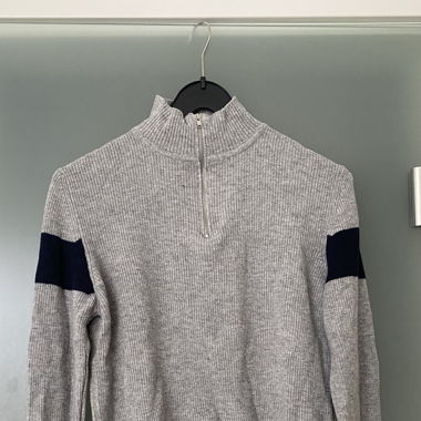 Half Zip Strickpullover 