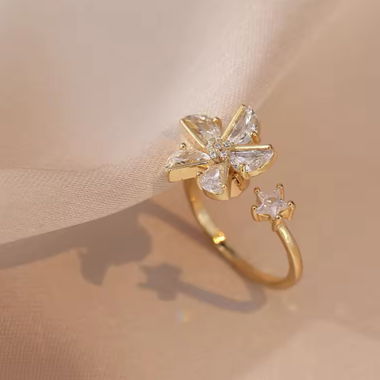 Ring Flower Tournant