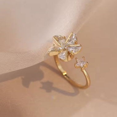 Ring Flower Tournant