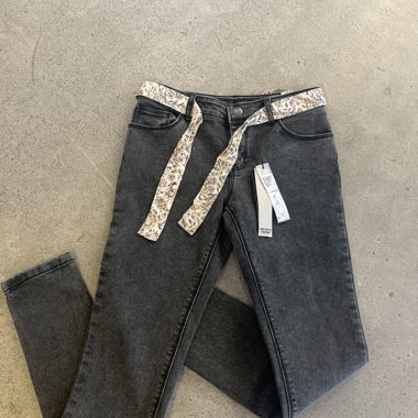 Black IKKS Jeans for Girls 12 Years NEW
