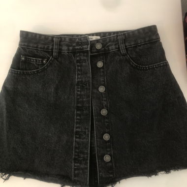 Jupe en jean noir 
