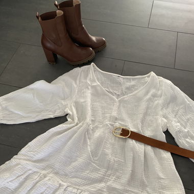 Musselin Kleid 