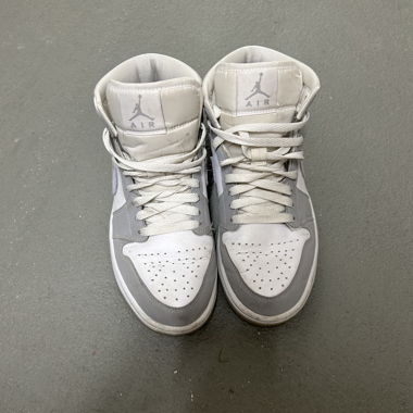 Sneakers Air Jordan 1 High grigio/bianco