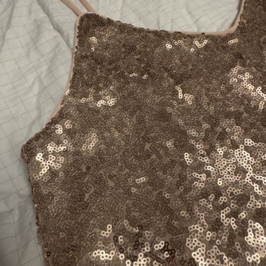 Top à paillettes Vero Moda, T. XS