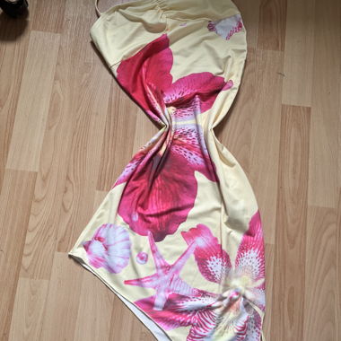 Blumen Strandkleid