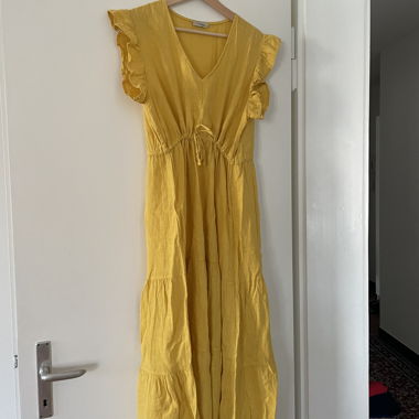 Robe longue en lin