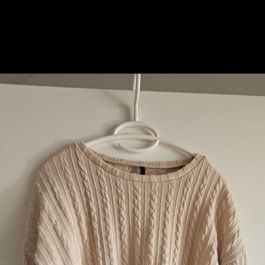 Pull en maille beige taille S