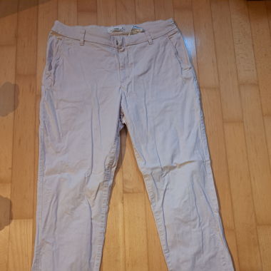 Rosafarbene Stoffhose